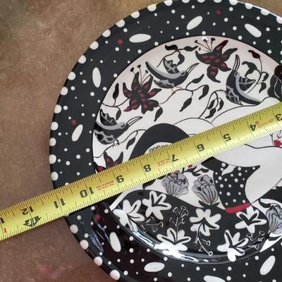 Hand painted signed plate Helen Alexa Wiegand