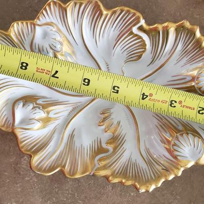RPM white And gold dish