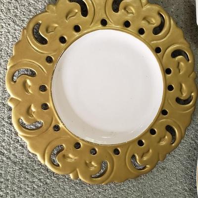 3 large platters, one is Ironstone
