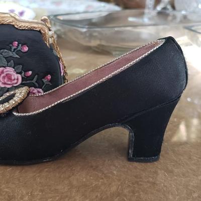 Miniature purse and Miniature shoe