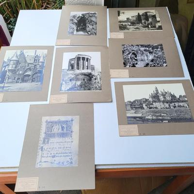 7 Piece French Artwork Lot