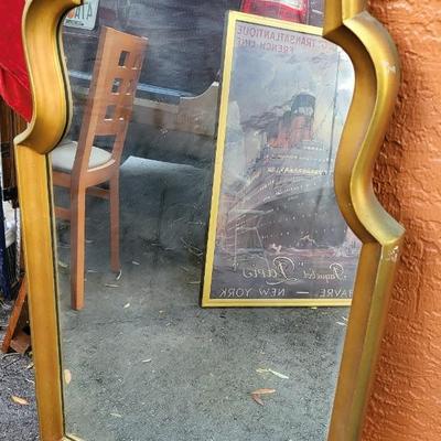 Large Gold Mirror Lot