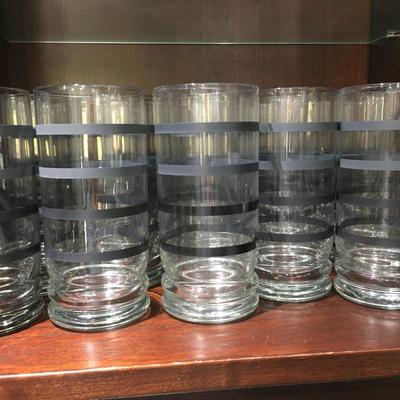 Set of 15 glasses