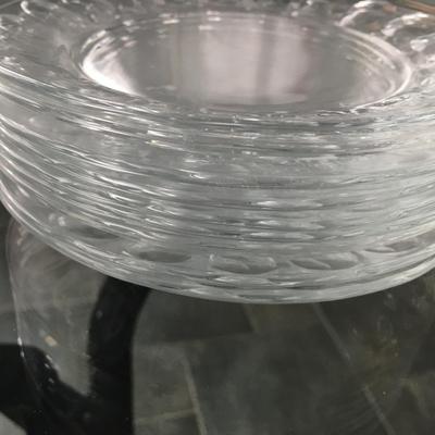 set of glass dishes