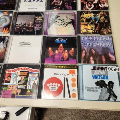 lot of 25 CDs Zappa Who Deep Purple Cream Steppenwolf + More