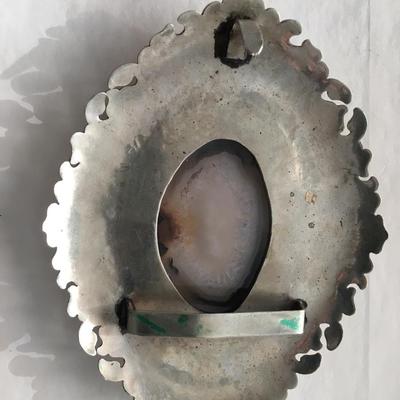Quartz center stone belt buckle