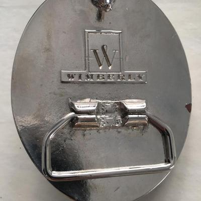 Handmade Wimberly belt buckle