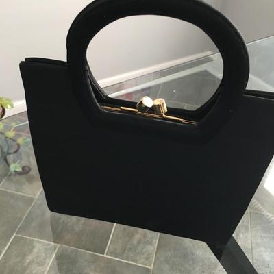 Black evening bag