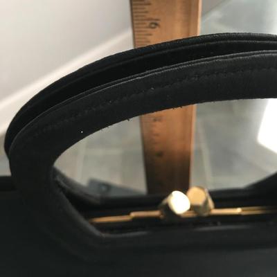 Black evening bag