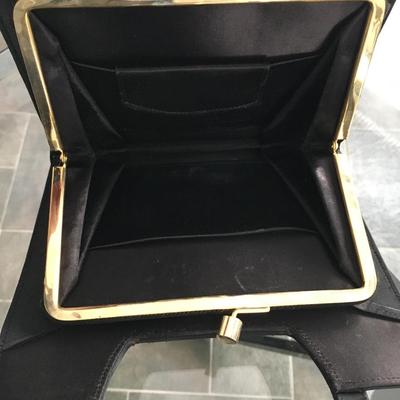 Black evening bag