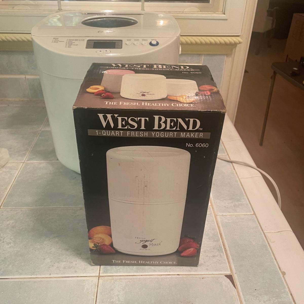 Oster Bread Maker, West Bend Yogurt Maker, & More (KRG)