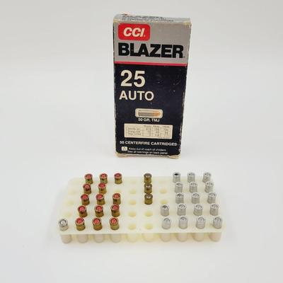 MULTI BRAND .25 AUTO AMMO