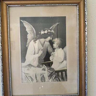 Religious picture framed