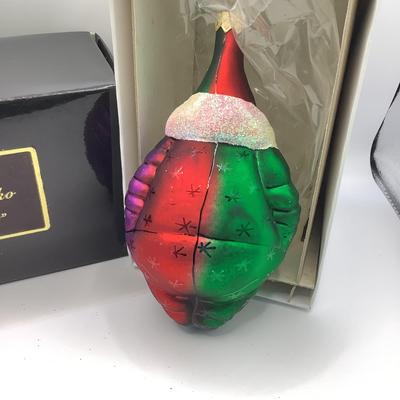 1329 Christopher Radko 1997 â€œA Caring Clownâ€ Glass Ornament