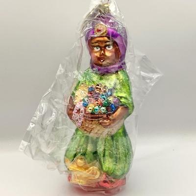 Lot 1333 Christopher Radko Glass Ornament, Aladdin 1991, NEW IN PKG