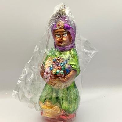 Lot 1333 Christopher Radko Glass Ornament, Aladdin 1991, NEW IN PKG