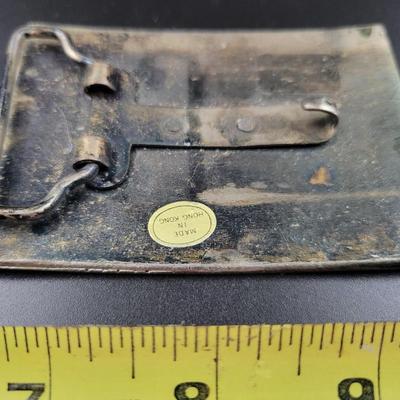 VINTAGE COLLECTABLE FORD BRASS BELT BUCKLE