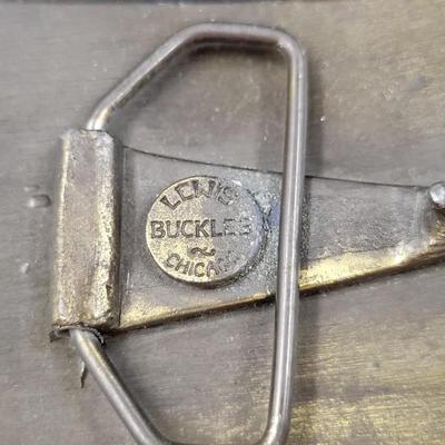 LEWIS BUCKLES VINTAGE FORD BELT BUCKLE