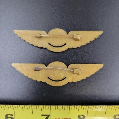 VINTAGE CONTIENTAL FLIGHT PINS