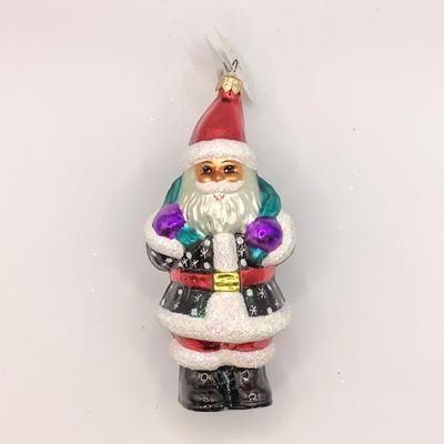 Lot 1339 Christopher Radko Glass Ornament, 1997 Glasgow Santa, with box