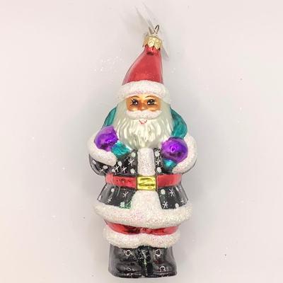 Lot 1339 Christopher Radko Glass Ornament, 1997 Glasgow Santa, with box