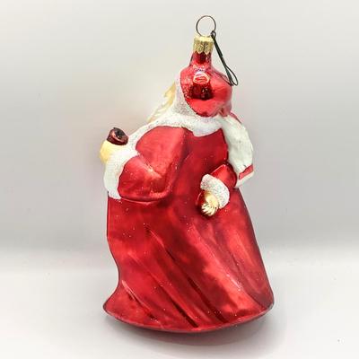 Lot 1341 Christopher Radko Glass Ornament, 1996 Saks Fifth Ave. - Santa Calls - with box