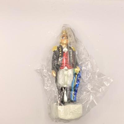 Lot 1345 Christopher Radko Glass Ornament, 1997 General George Washington NEW IN PKG