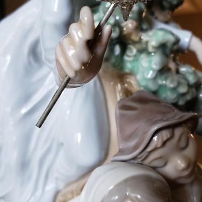 Lladro fairy godmother with two children