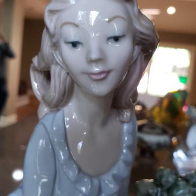 Lladro fairy godmother with two children