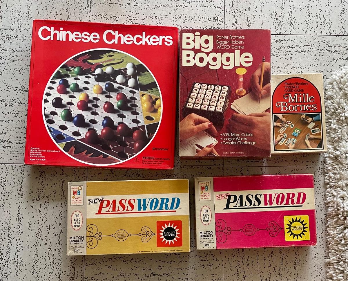 Game Lot 3 vintage board / card games