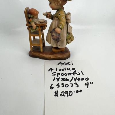 Anri Italian Wood Carving  "A loving Spoonful"