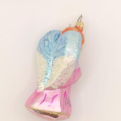 Lot 1353. Christopher Radko Glass Ornament, 1995 â€œ Signed â€œ On Wings of Hope with box