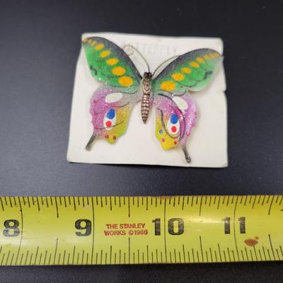 FANTASTIC ARTIST BUTTERFLY BROOCH PIN