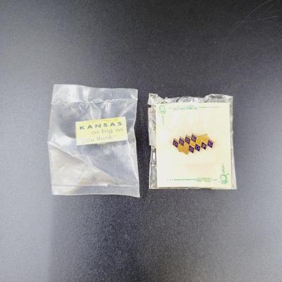 GAGE BOWL & KANSAS COLLECTABLE PINS