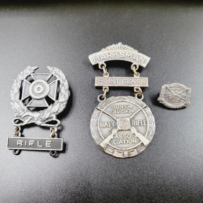 OLD MARKMAN BADGES & PINS