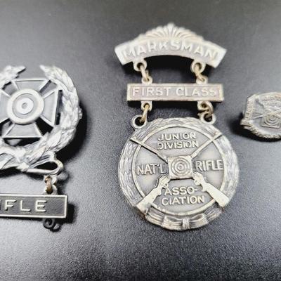 OLD MARKMAN BADGES & PINS