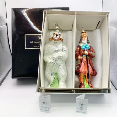 Lot 1356 Christopher Radko Glass Ornament, 1997 Moscows Circus, Ivan and Misha, with box