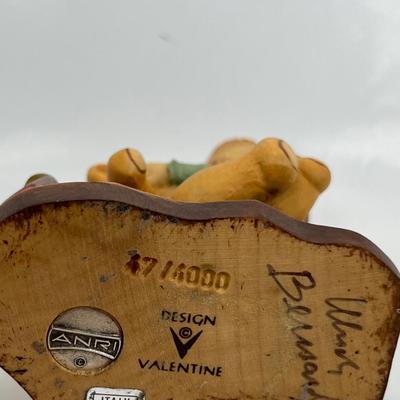 Anri Italian Wood Carving  "Cuddles  " Signed