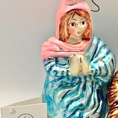 Lot 1358 Christopher Radko Glass Ornament, 1996 Holy Family, with box