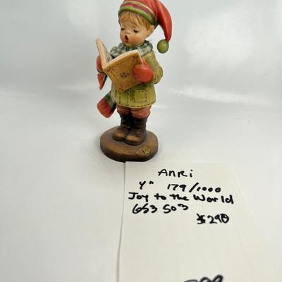 Anri Italian Wood Carving "Joy to the World"