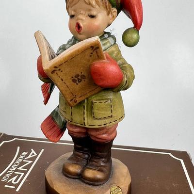 Anri Italian Wood Carving "Joy to the World"