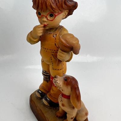 Anri Italian Wood carving "Sweet Treat"