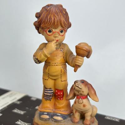 Anri Italian Wood carving "Sweet Treat"
