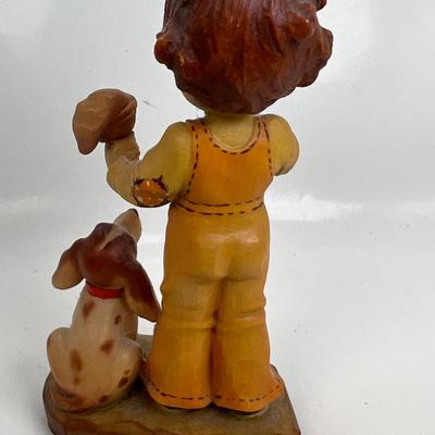 Anri Italian Wood carving "Sweet Treat"