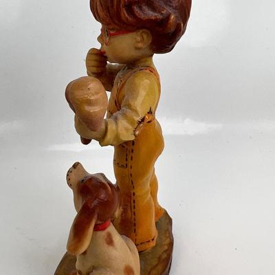 Anri Italian Wood carving "Sweet Treat"