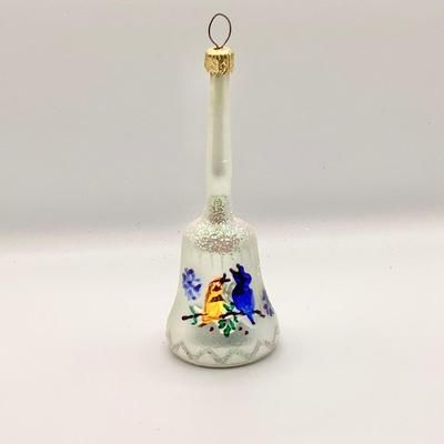 Lot 1360. Christopher Radko Glass Ornament, 1993 Church Bell