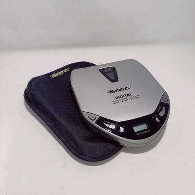 MEMOREX PORTABLE CD PLAYER W/ CASE