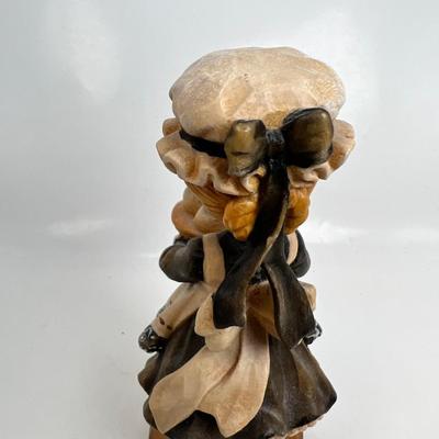 Anri Italian Wood Carving  Collectible figurine "Afternoon Tea"