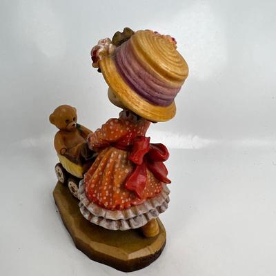 Anri Italian Wood Carving  Collectible figurine "Little Nancy"