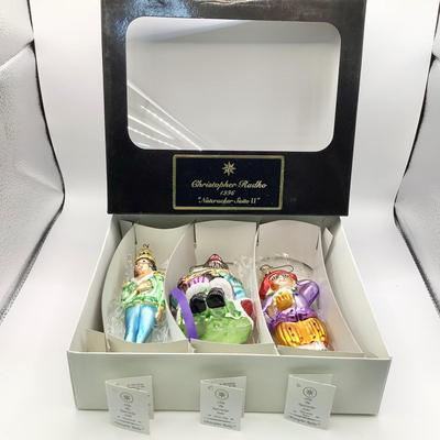 Lot 1362  Christopher Radko Glass Ornaments, 1996 Nutcracker Suite II Set, with box